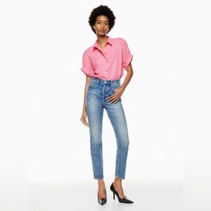 Aritzia Denim Forum The Yoko High Rise Slim 28l, blue jeans size 26